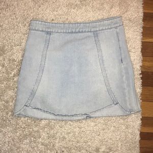 Denim skirt from PacSun with cute zipper in back